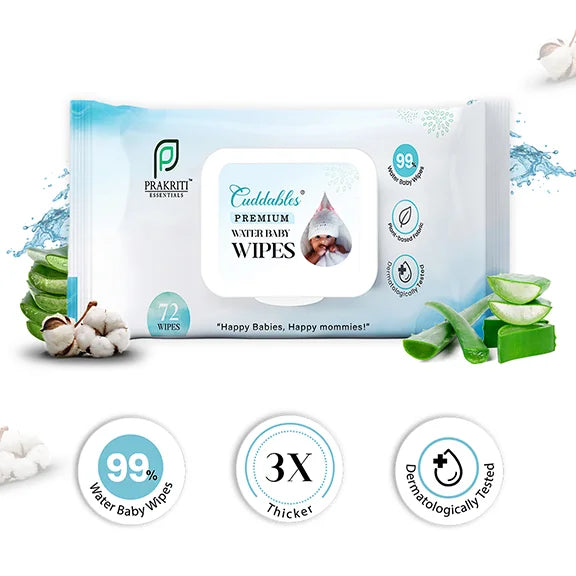 99% Pure Water Wipes Pack | Buy 10 Get 10 Offer | @149 Each Pack